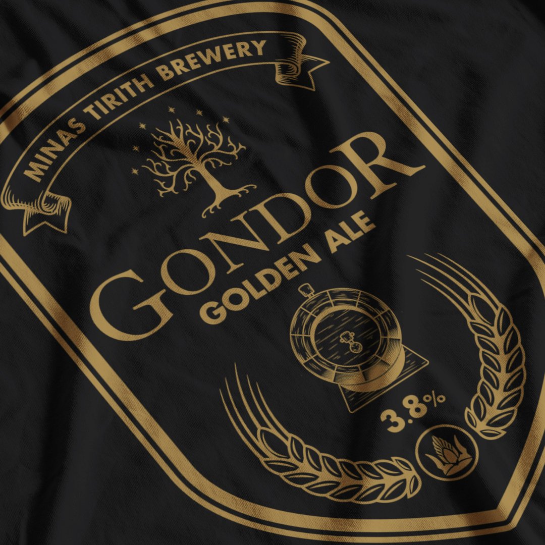 The Lord Of The Rings Inspired Gondor Golden Ale T-Shirt - Postees