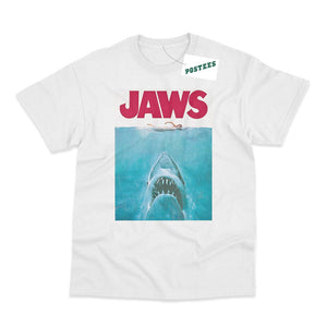 Jaws Movie Poster Inspired T-Shirt - Postees