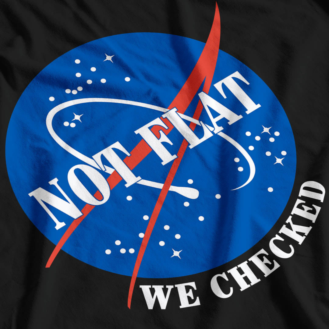 Nasa Inspired Earth Not Flat T-Shirt