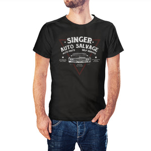 Supernatural Inspired Singer Auto Salvage T-Shirt