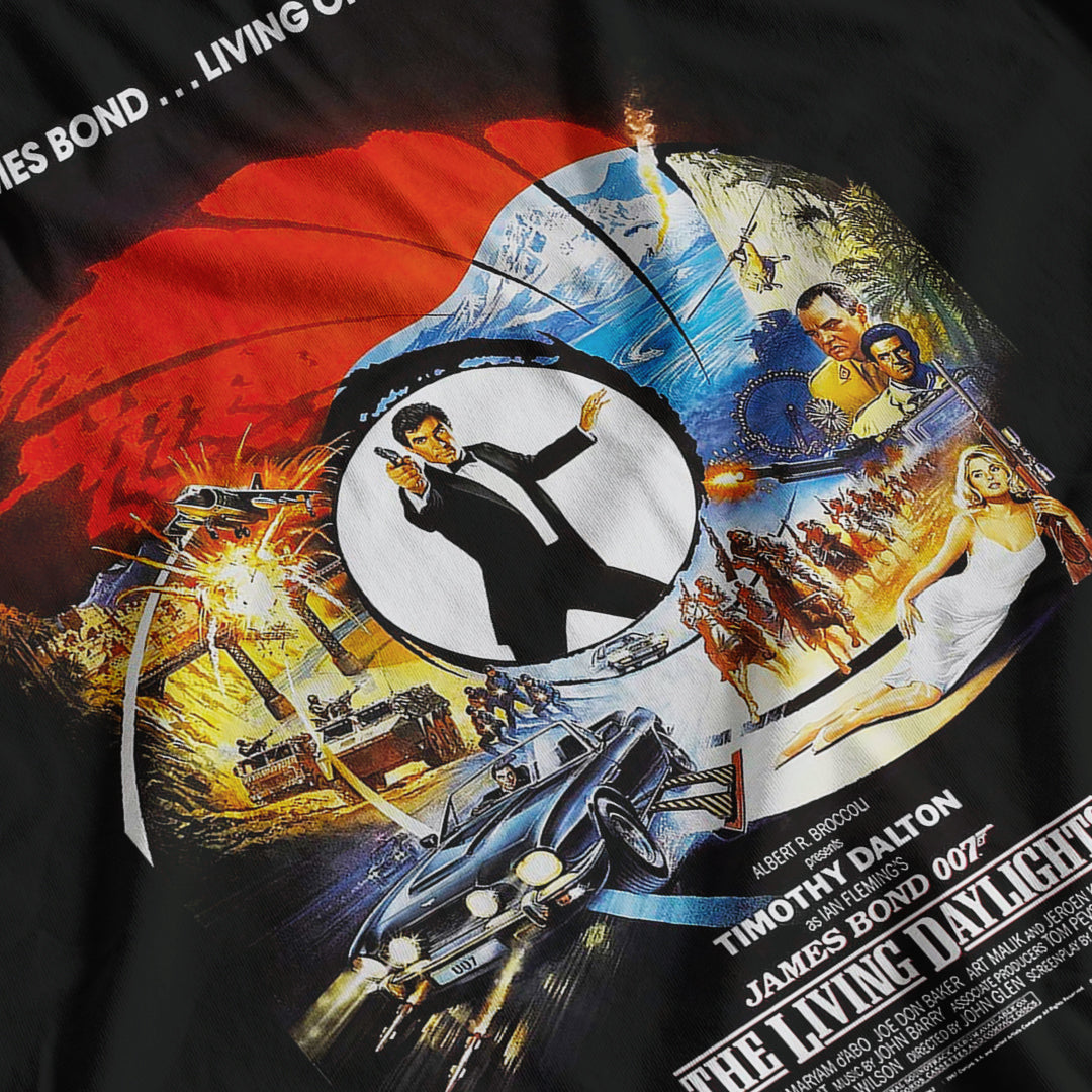 James Bond The Living Daylights Movie Poster TShirt Postees