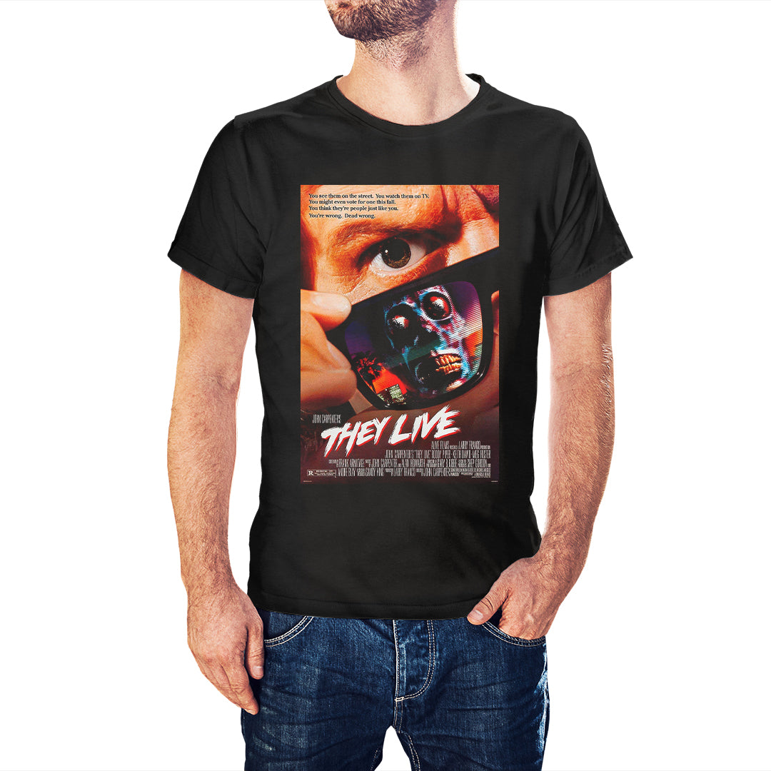 They Live Movie Poster Inspired T-Shirt