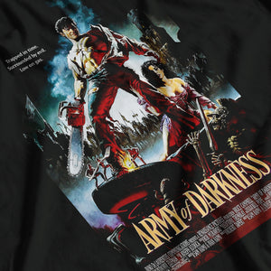 The Evil Dead: Army of Darkness Movie Poster Ladies Fitted T-Shirt