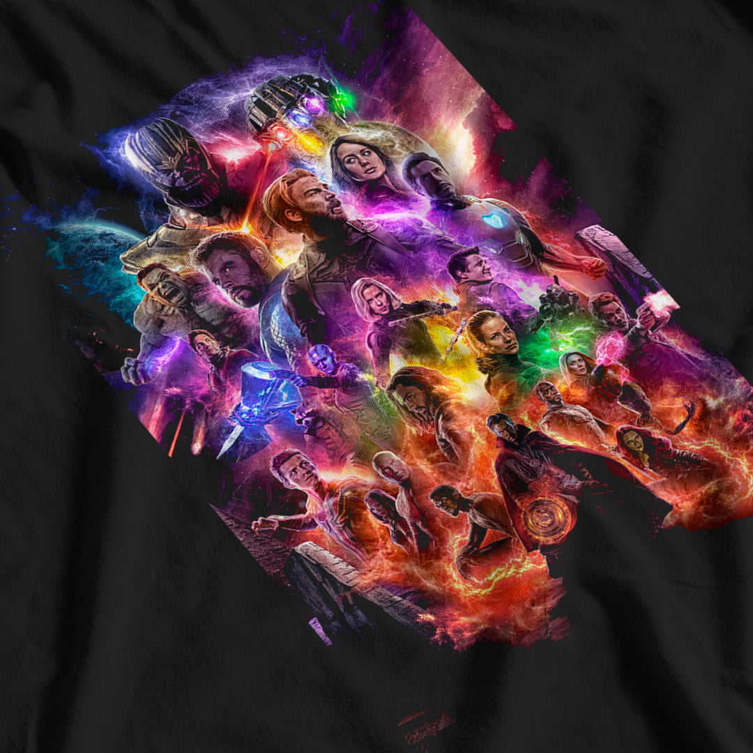 Avengers Infinity War & Endgame Poster Style Adult T-Shirt