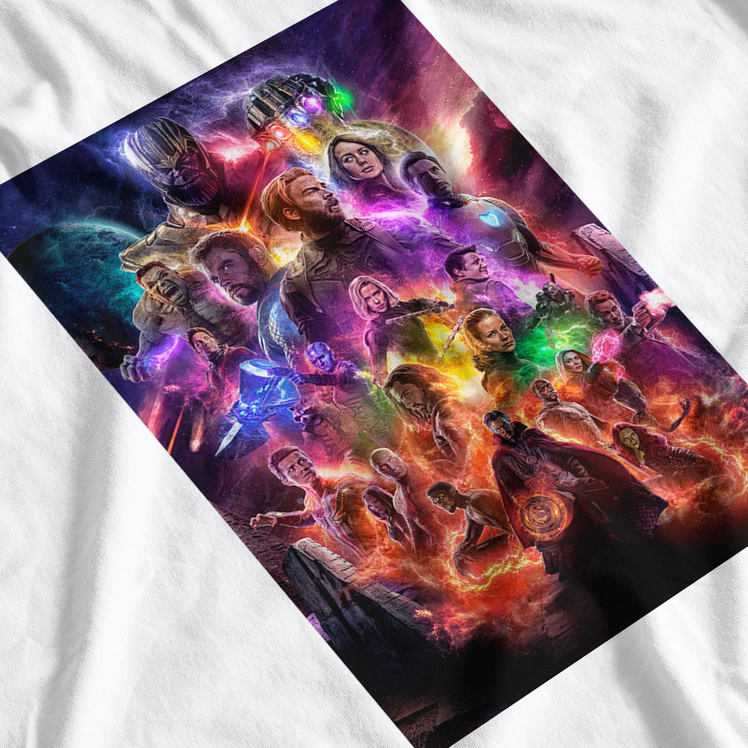 Avengers Infinity War & Endgame Poster Style Adult T-Shirt
