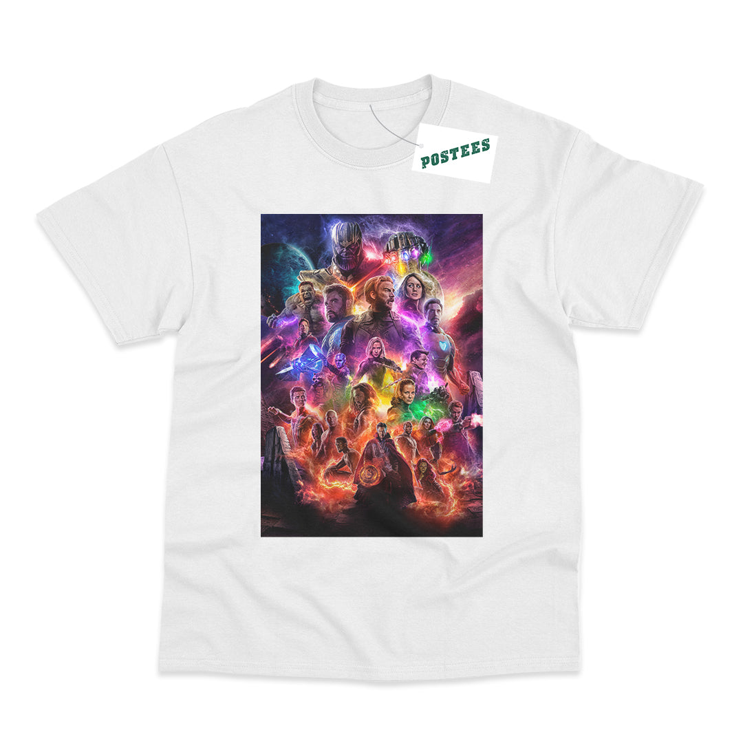 Avengers Infinity War & Endgame Poster Style Adult T-Shirt