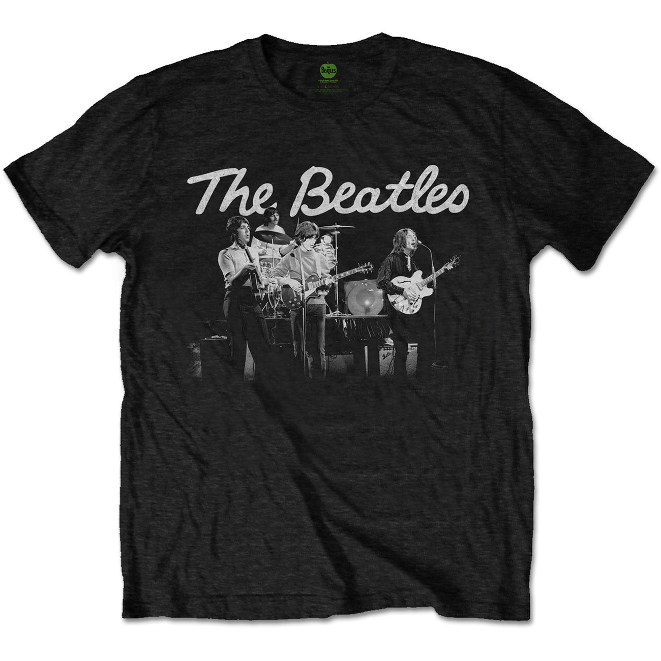 The Beatles Official T-Shirt 1968 Live Photo