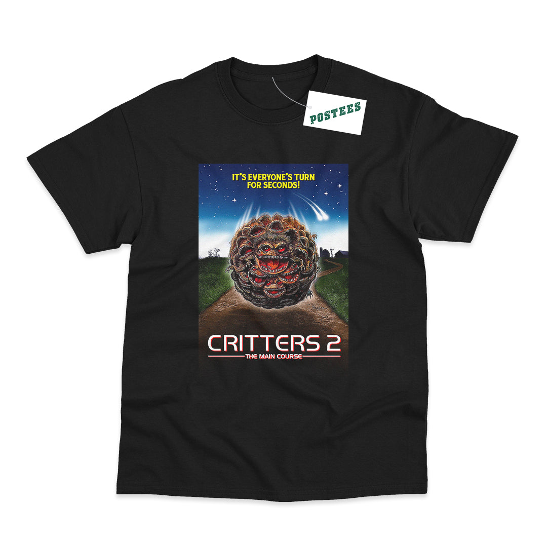 Critters 2: The Main Course Movie Poster T-Shirt