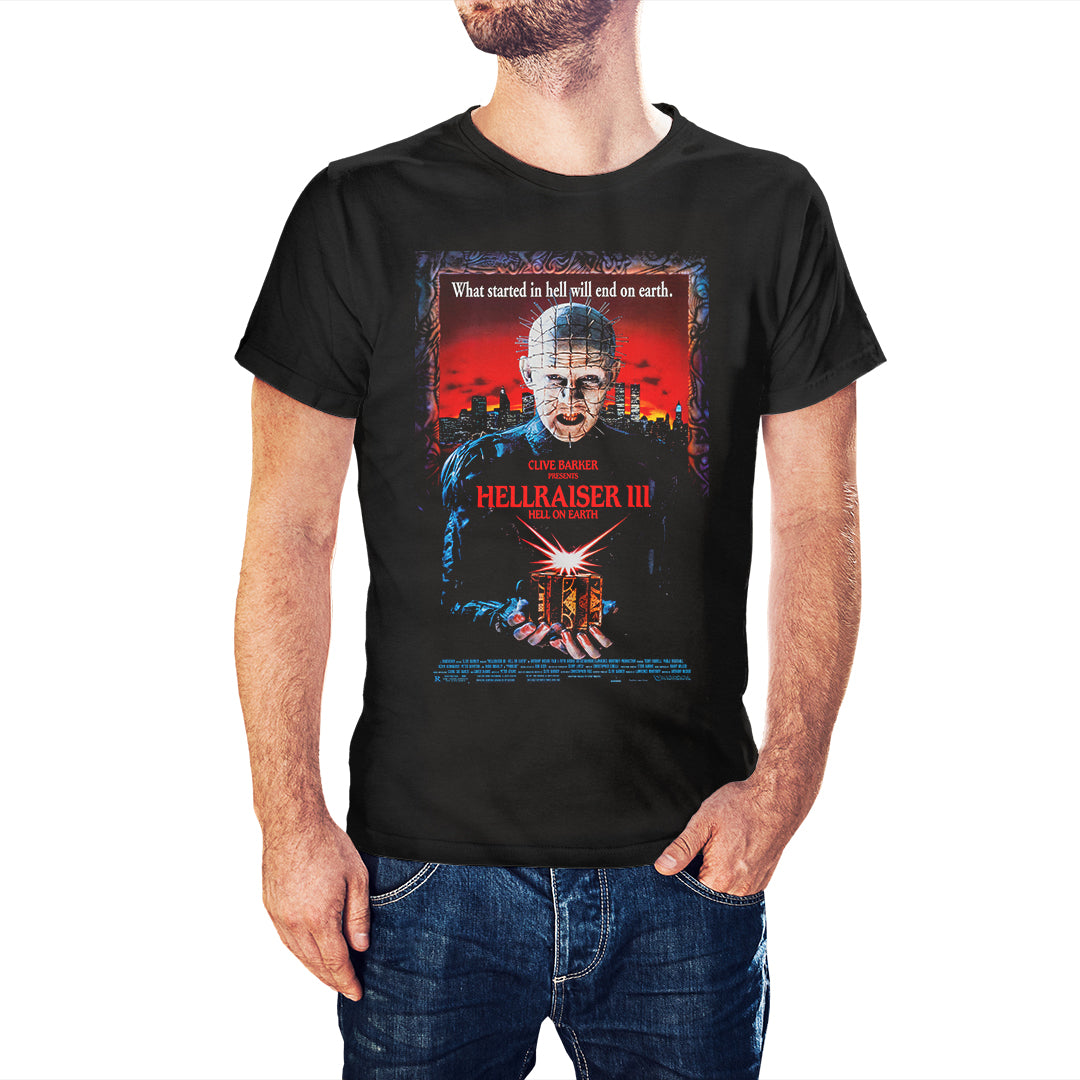 Hellraiser Hell On Earth Movie Poster T Shirt Postees