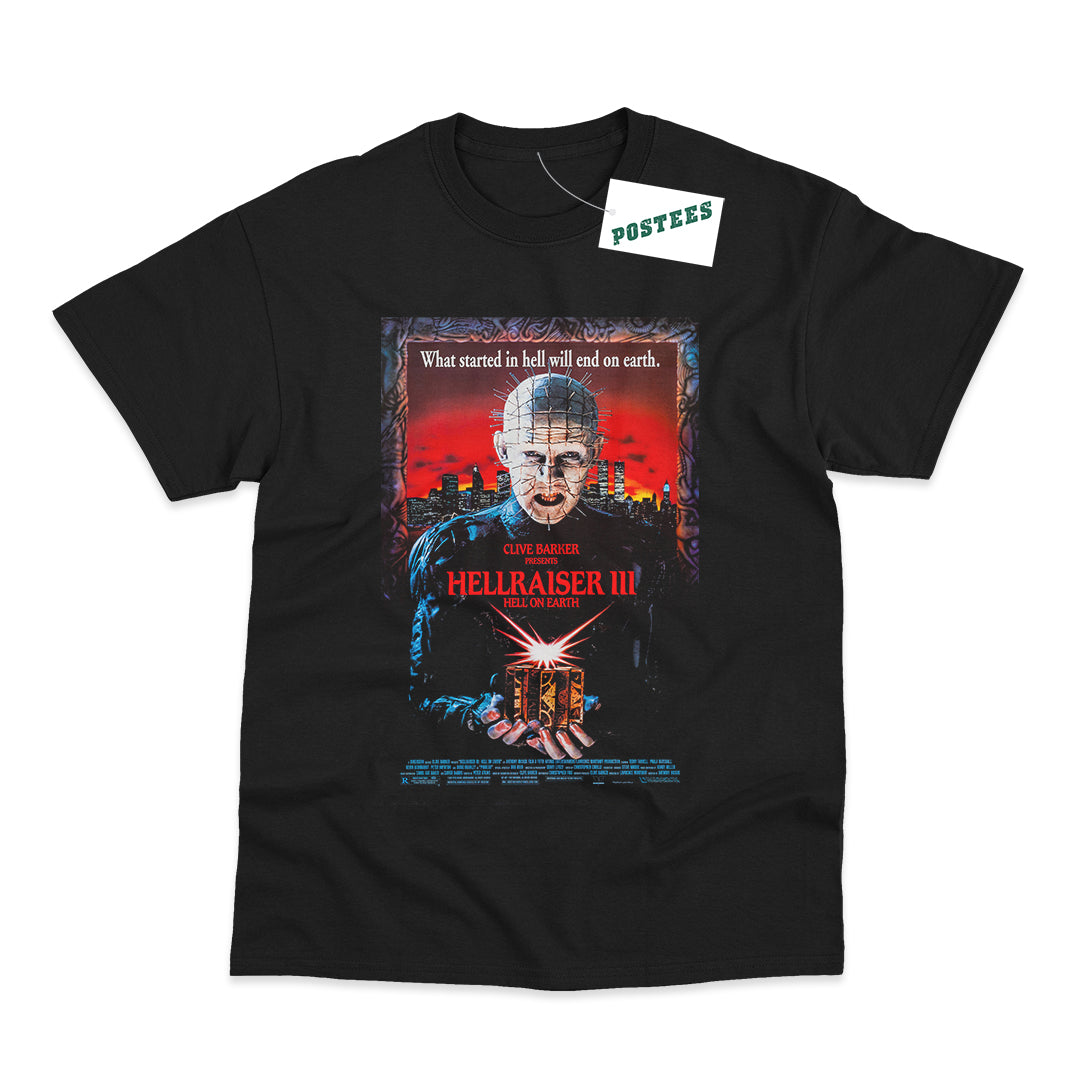 Hellraiser Hell On Earth Movie Poster T-Shirt