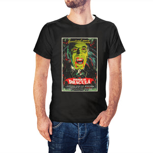 Horror of Dracula Illustrated Movie Poster T-Shirt