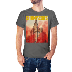 Liverpool Flares and Liverbirds Champ20ns 20 Time Champions T-Shirt