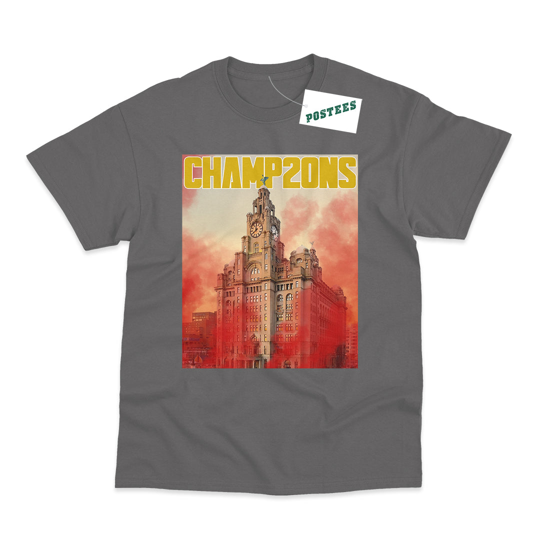 Liverpool Flares and Liverbirds Champ20ns 20 Time Champions T-Shirt