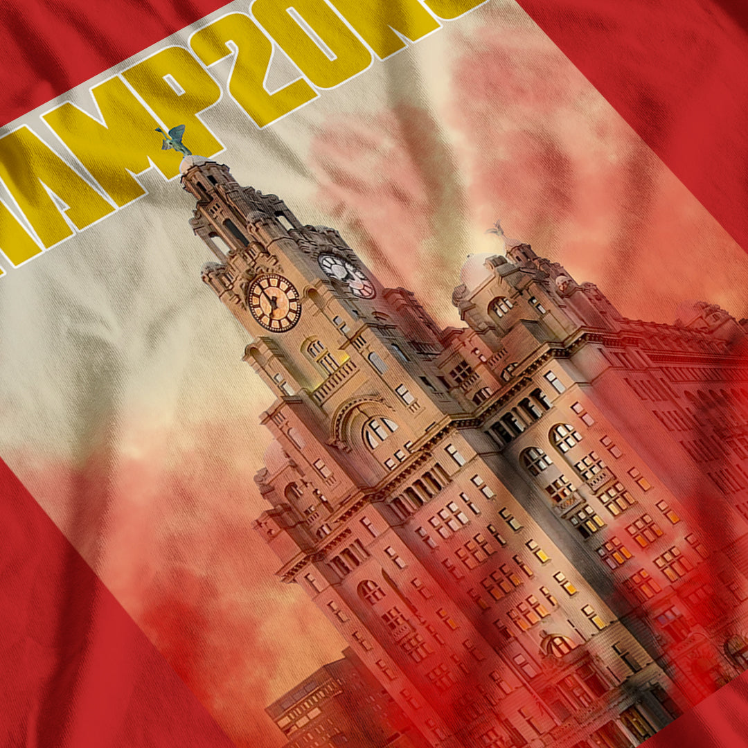 Liverpool Flares and Liverbirds Champ20ns 20 Time Champions T-Shirt