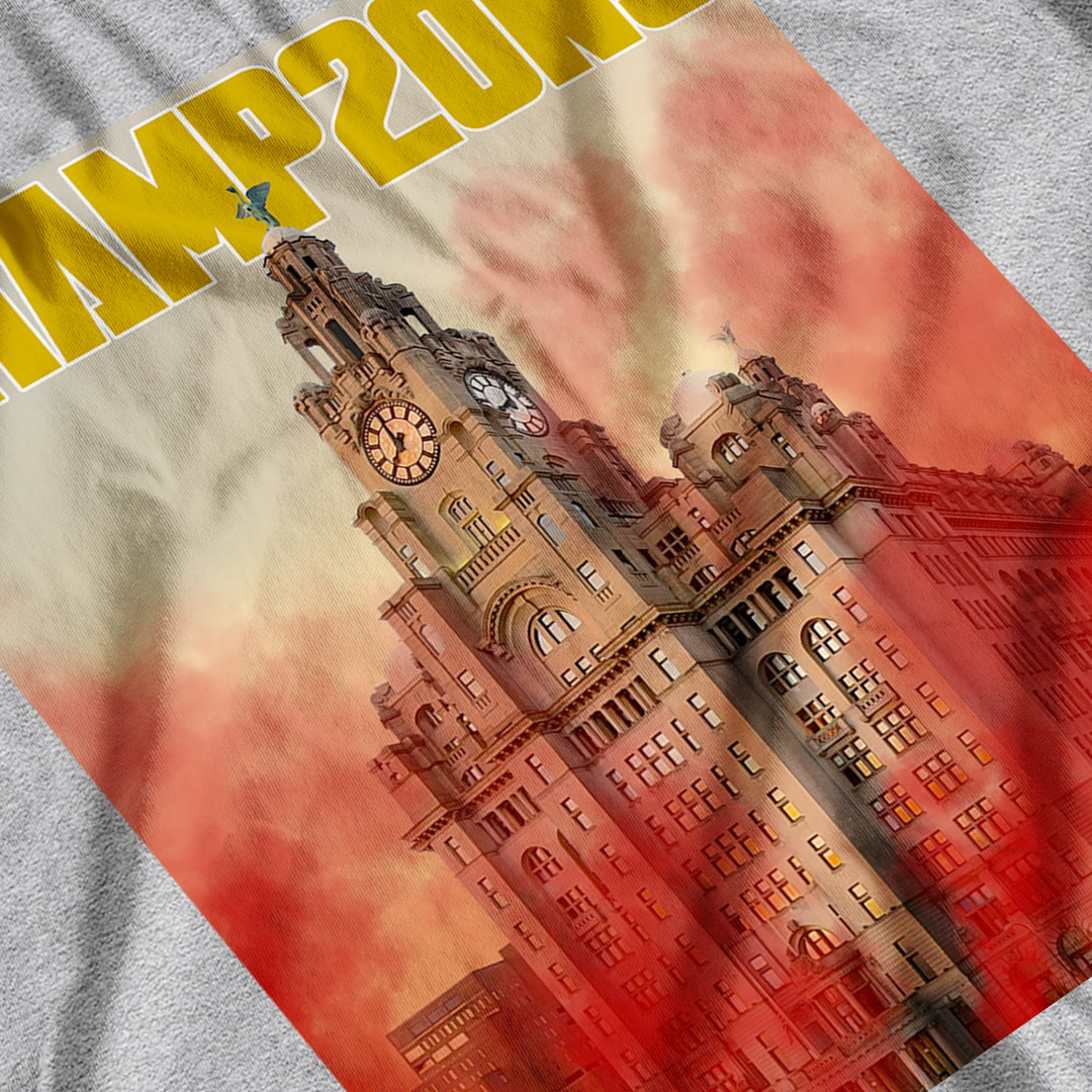 Liverpool Flares and Liverbirds Champ20ns 20 Time Champions T-Shirt