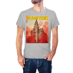 Liverpool Flares and Liverbirds Champ20ns 20 Time Champions T-Shirt