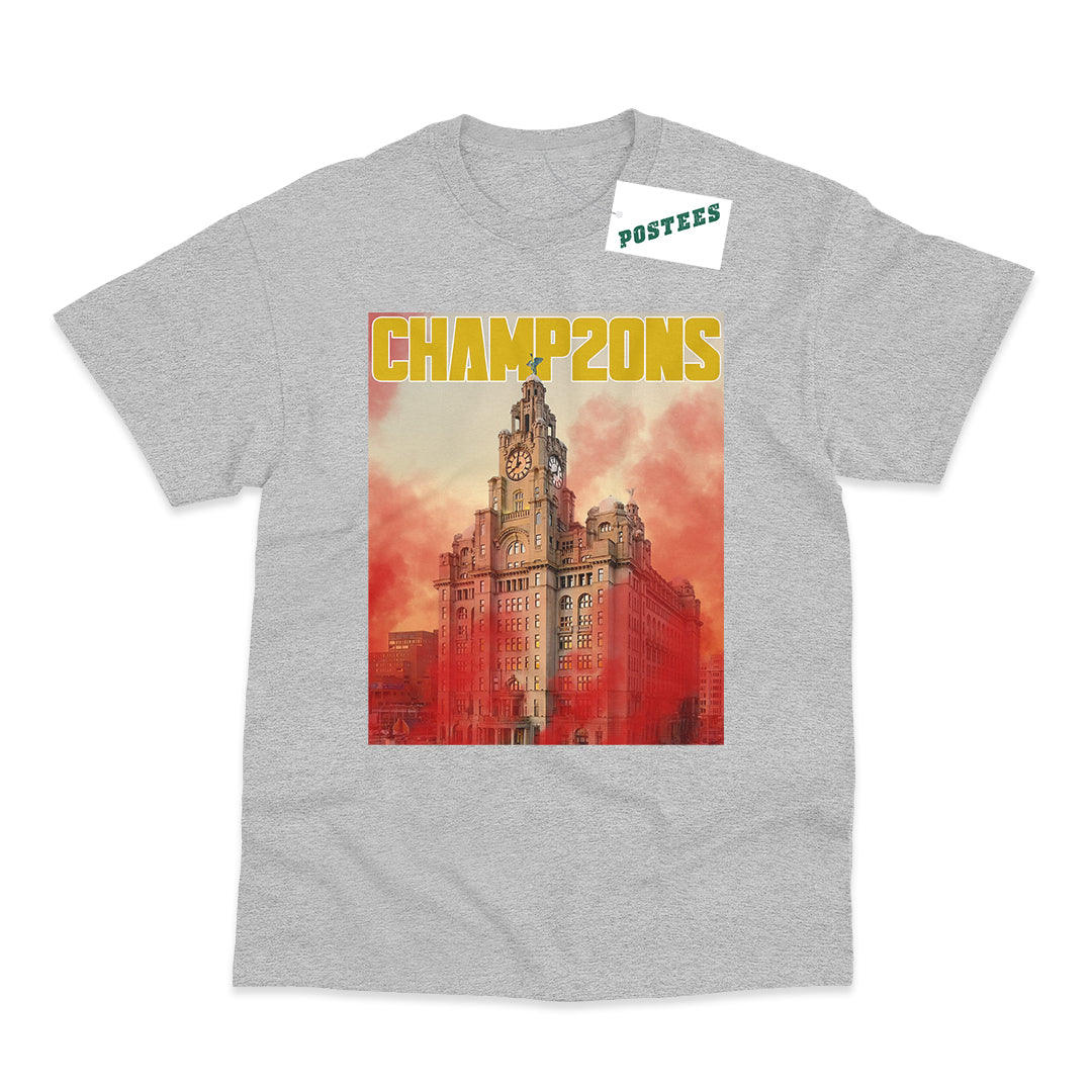 Liverpool Flares and Liverbirds Champ20ns 20 Time Champions T-Shirt
