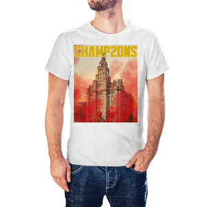 Liverpool Flares and Liverbirds Champ20ns 20 Time Champions T-Shirt