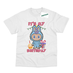 Labubu Inspired Kid's My Birthday T-Shirt