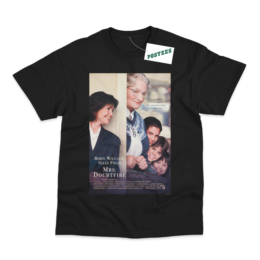 Mrs Doubtfire Movie Poster T-Shirt