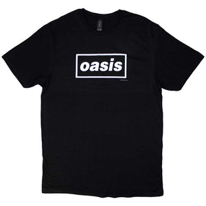 Oasis logo Decca Black Official T-Shirt