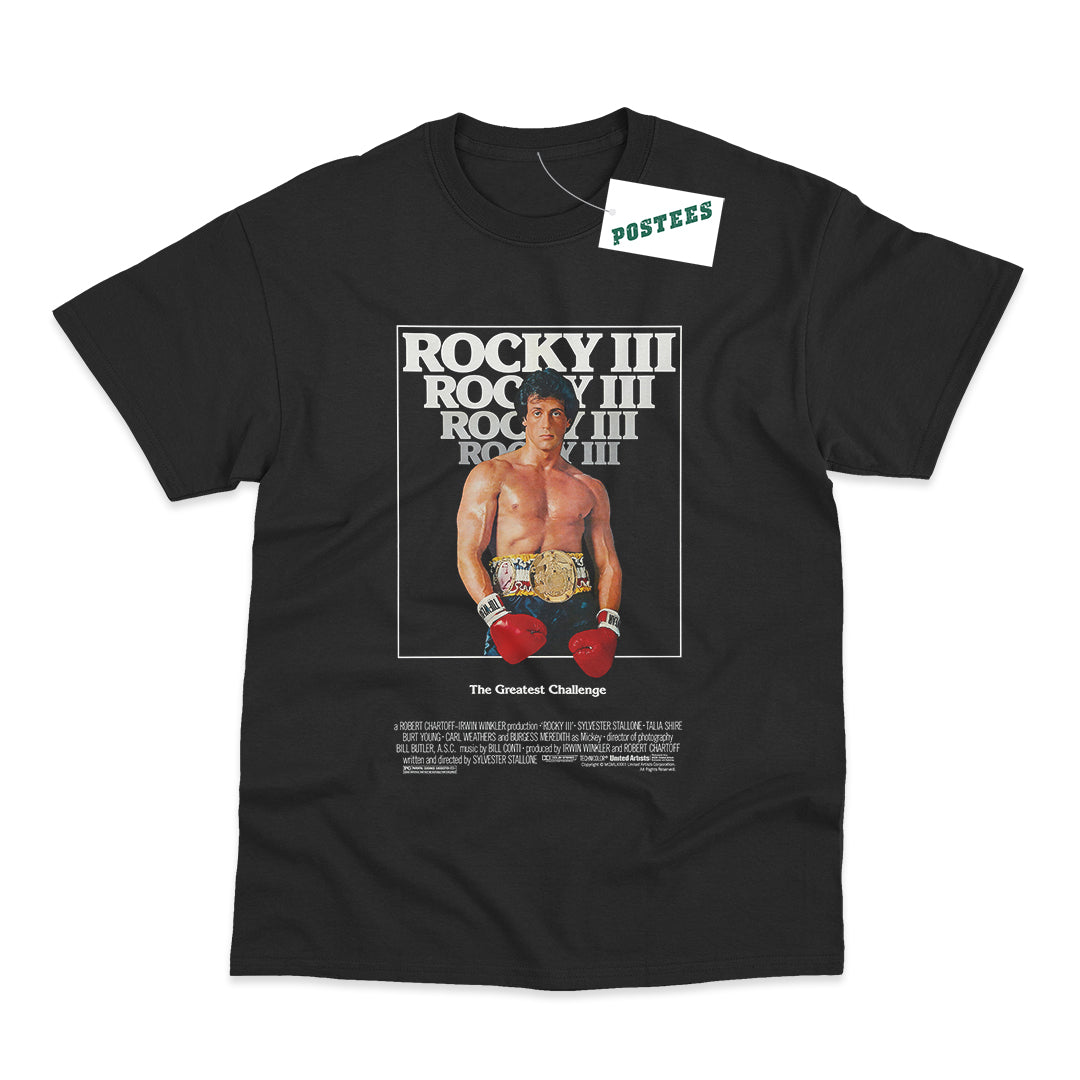 Rocky III Movie Poster T-Shirt