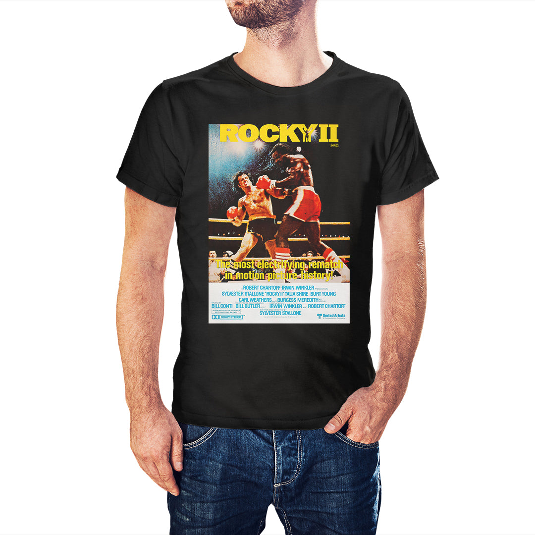 Rocky II Movie Poster T-Shirt