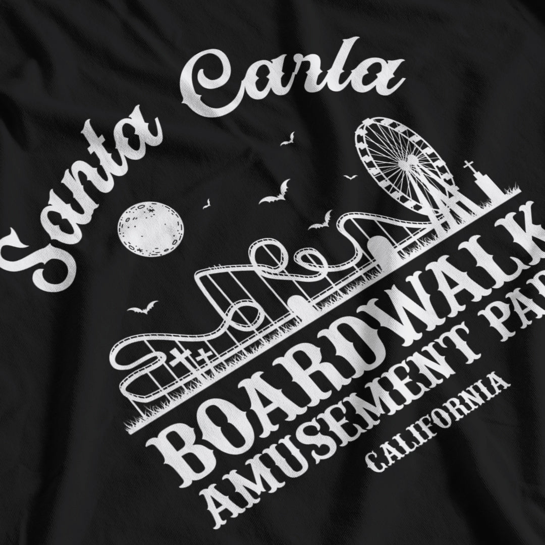The Lost Boys Inspired Santa Carla Amusement Park Ladies Fitted T-Shirt