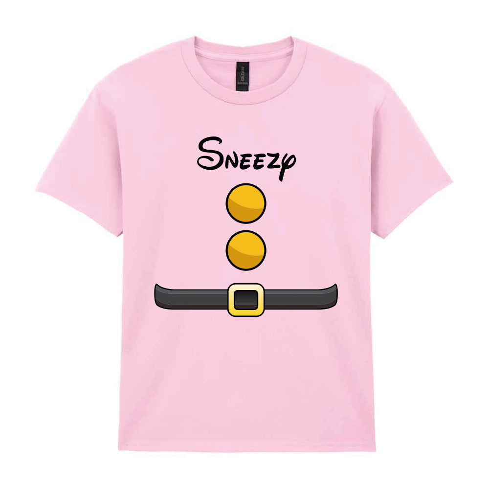 7 Dwarves Costume Design Adult and Kids T-Shirt