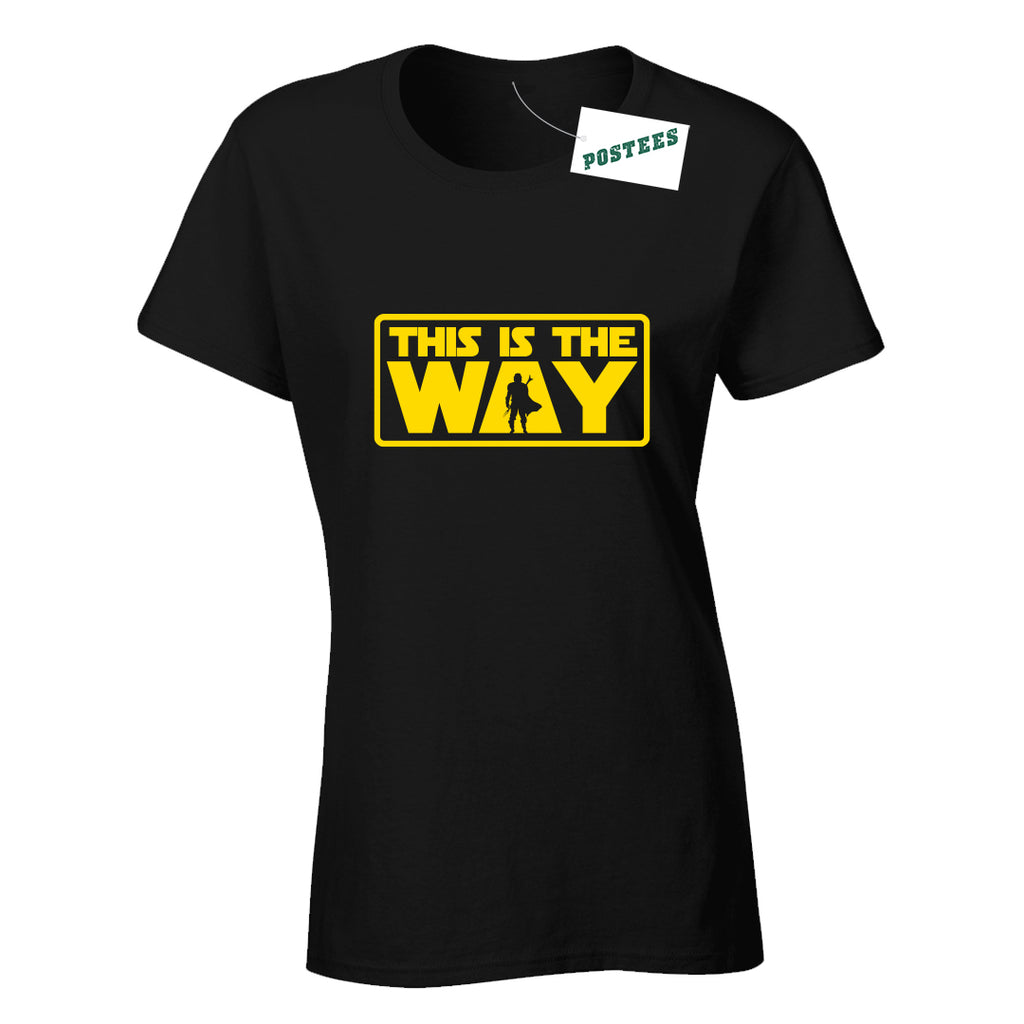 The Mandalorian Inspired  This Is The Way Ladies Fitted T-Shirt