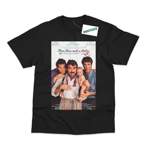 Three Men And A Baby Movie Poster T-Shirt
