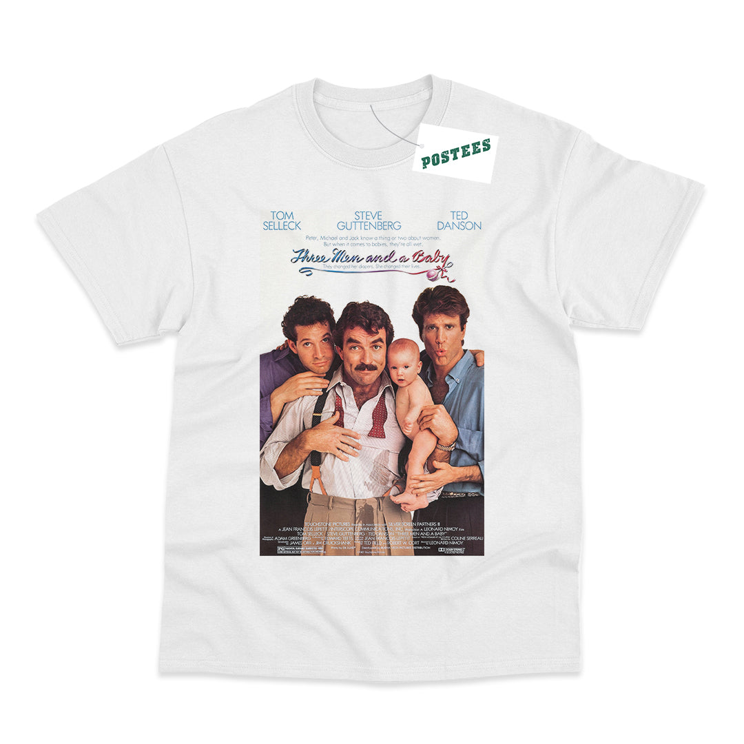 Three Men And A Baby Movie Poster T-Shirt