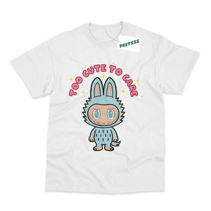 Labubu Inspired Kid's Too Cute To Care T-Shirt