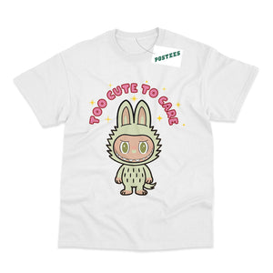 Labubu Inspired Kid's Too Cute To Care T-Shirt