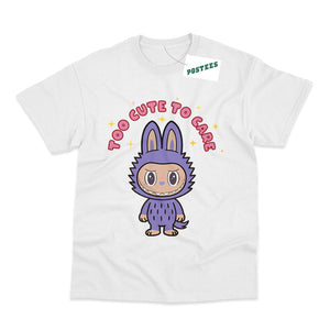 Labubu Inspired Kid's Too Cute To Care T-Shirt