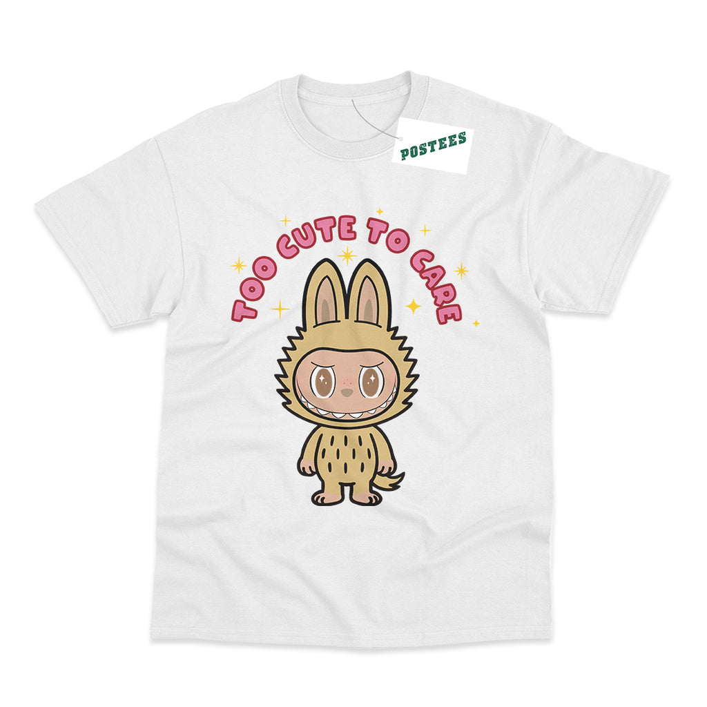 Labubu Inspired Kid's Too Cute To Care T-Shirt