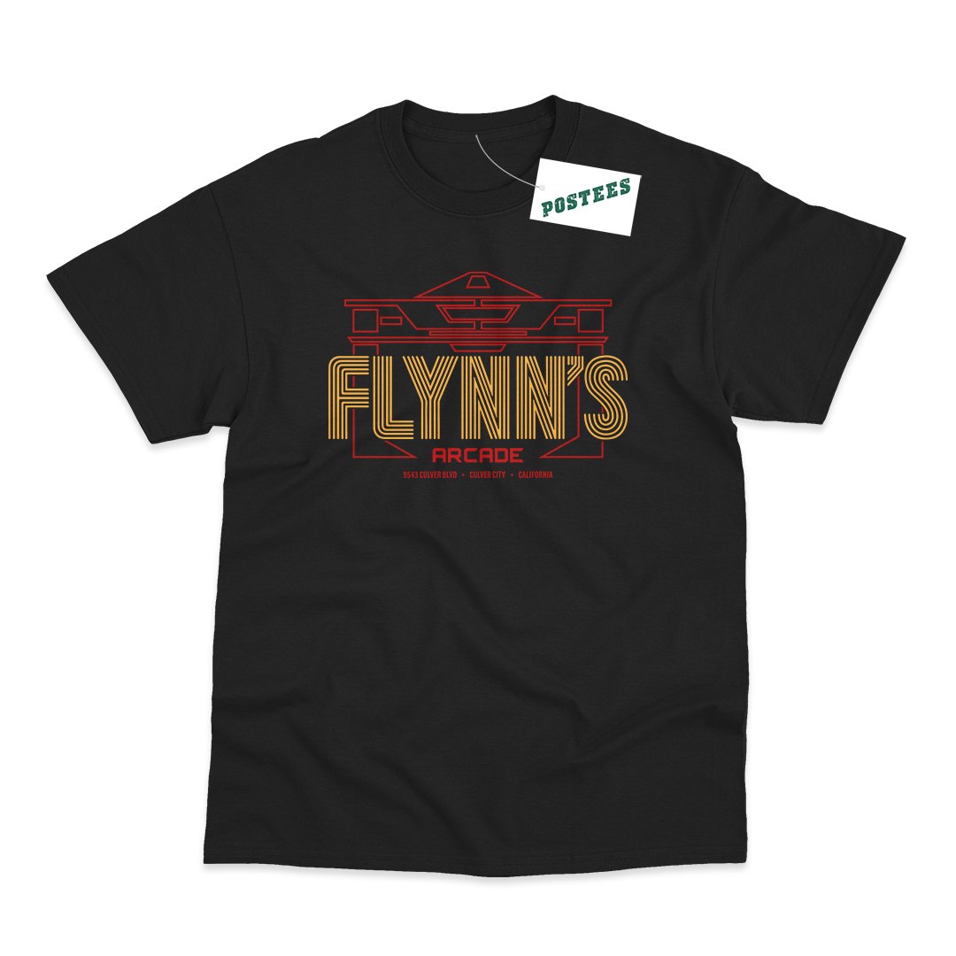 Tron Inspired Flynn's Arcade T-Shirt - Postees