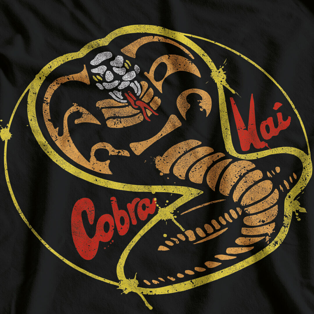 Cobra Kai Inspired Spray Paint Style Logo Adult & Kids T-Shirt