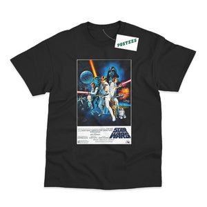 Star Wars Episode IV A New Hope Inspired Movie Poster T-Shirt