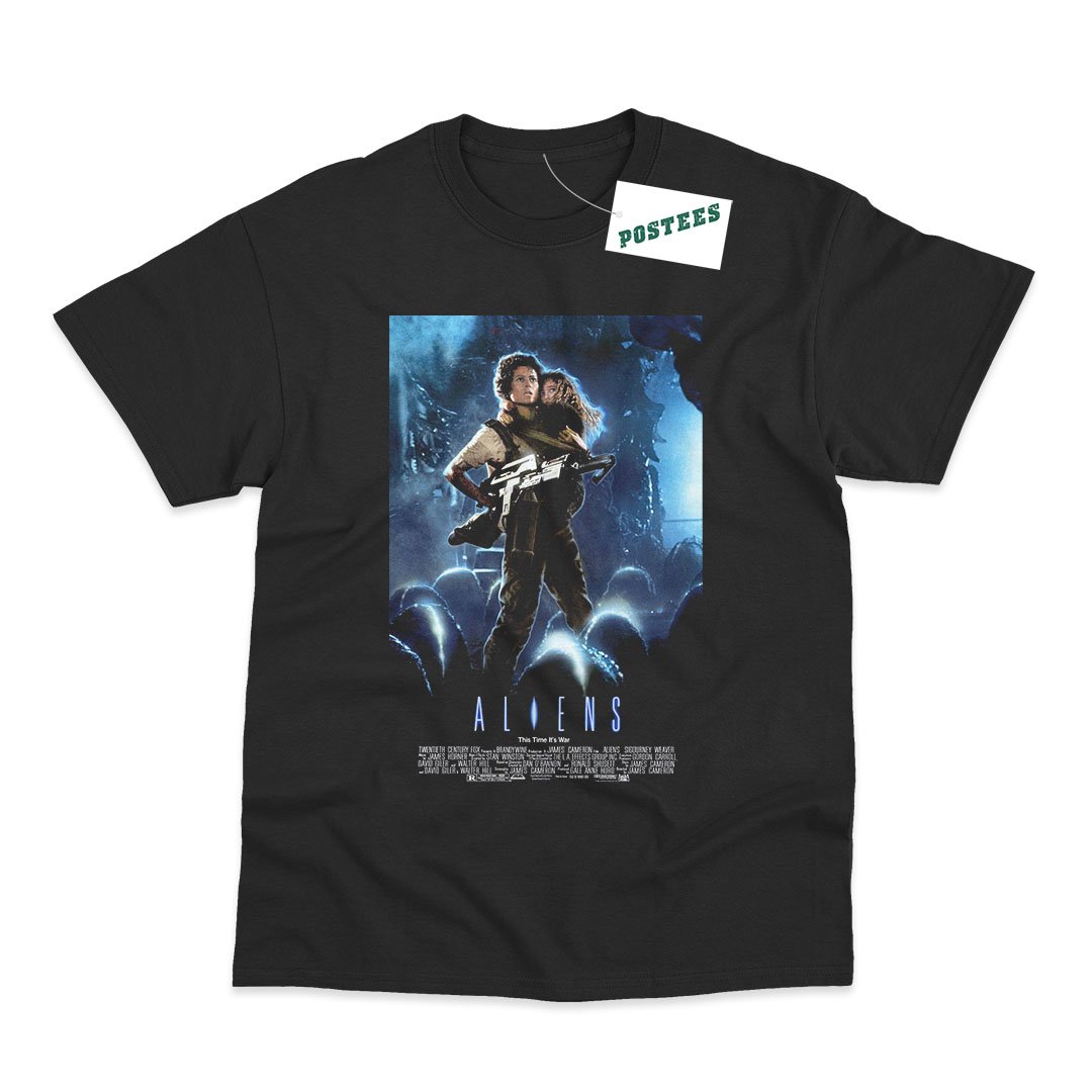 Aliens Movie Poster Inspired T-Shirt - Main Image