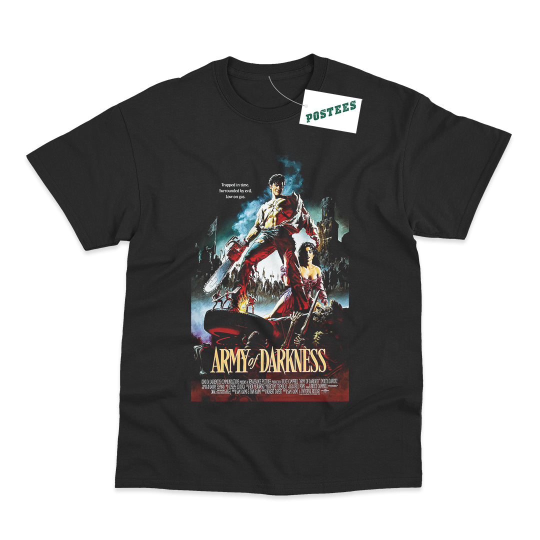 The Evil Dead: Army of Darkness Movie Poster Inspired T-Shirt