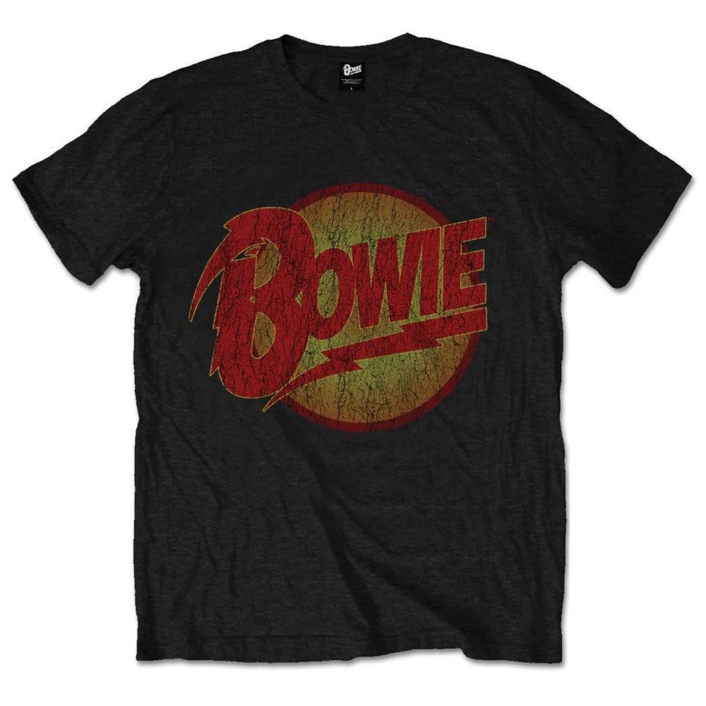 Official Bowie Vintage Diamond Dogs Logo T-Shirt - Postees