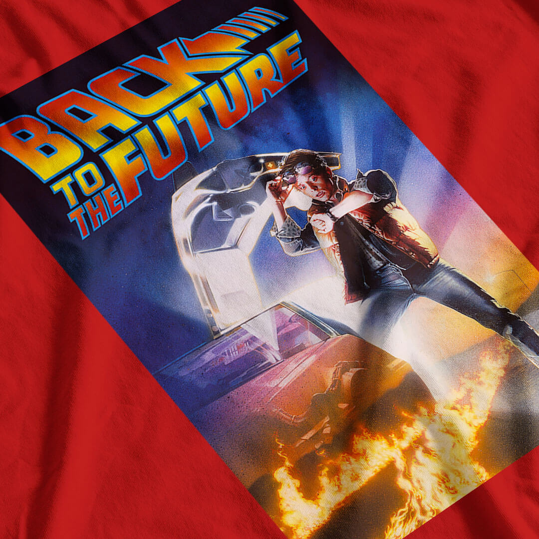 Back To The Future Movie Poster Inspired T-Shirt