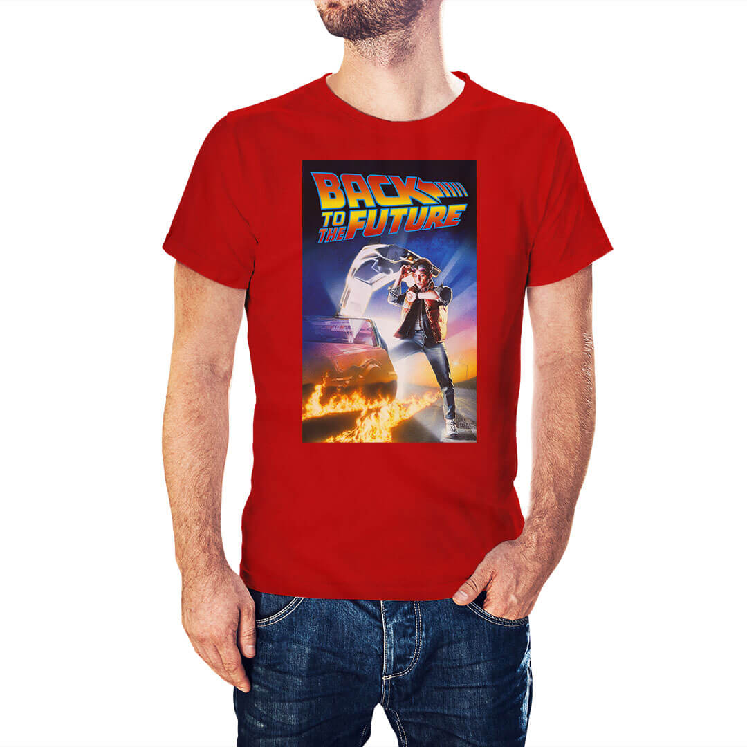 Back To The Future Movie Poster Inspired T-Shirt