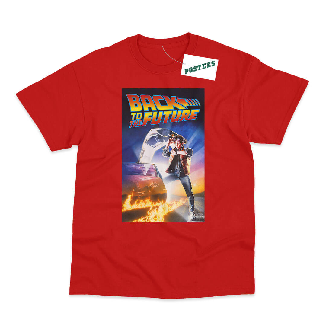 Back To The Future Movie Poster Inspired T-Shirt