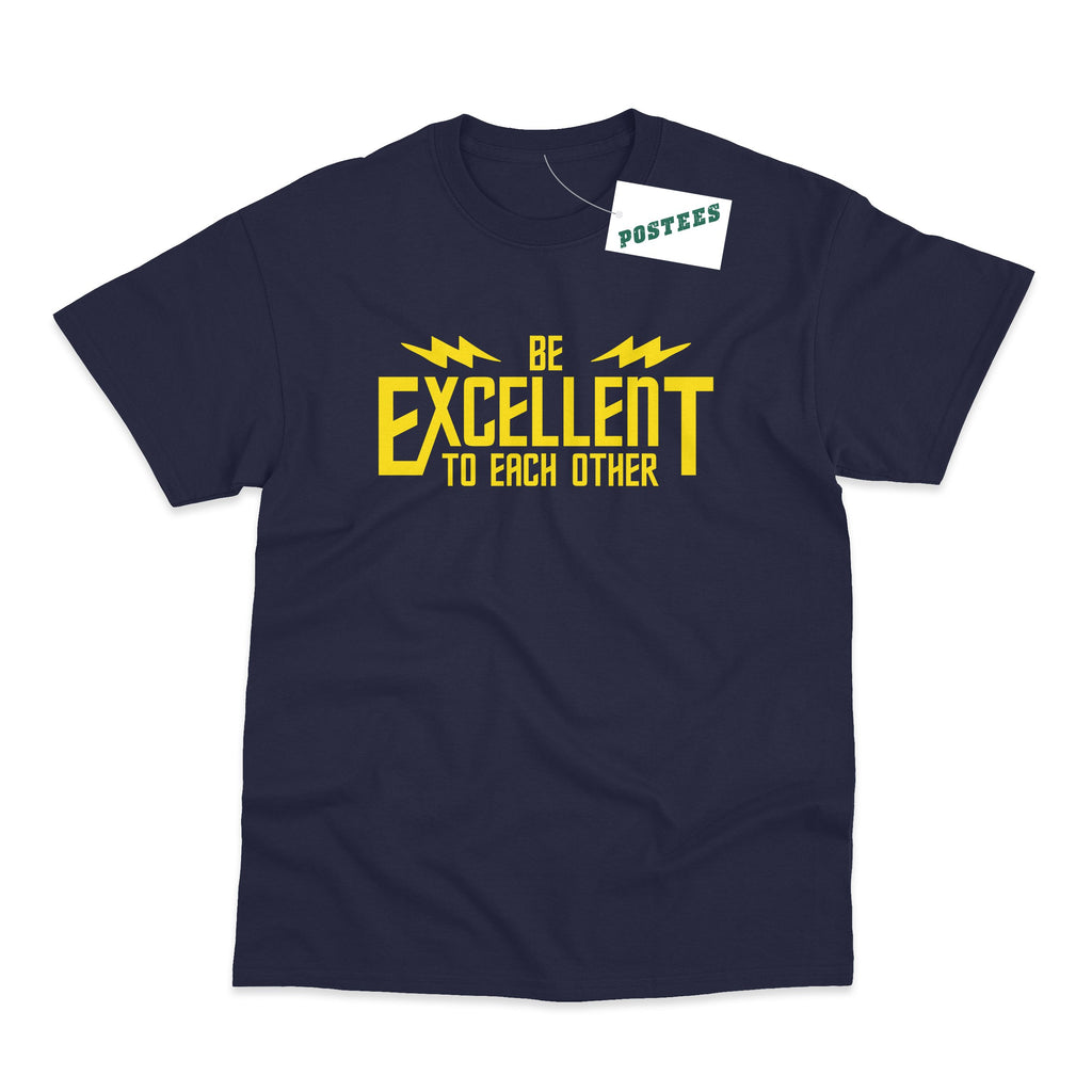 Bill & Ted Inspired Be Excellent T-Shirt - Postees