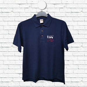 The Beatles Heads and Autographs Embroidered Polo Shirt