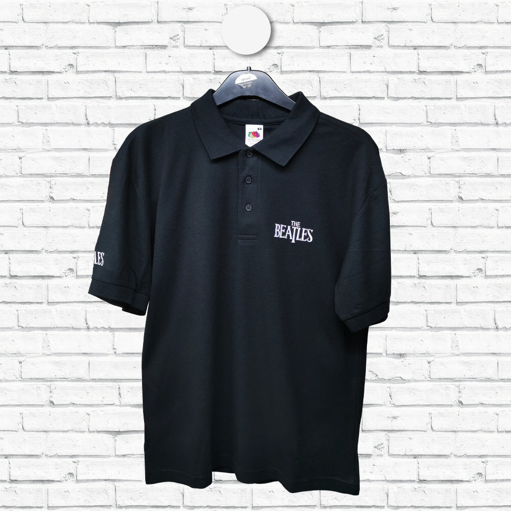 The Beatles Logo Embroidered Polo Shirt