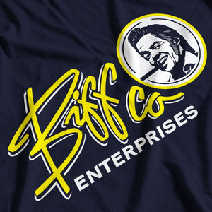 Back To The Future Inspired Biff Co Enterprises T-Shirt - Postees