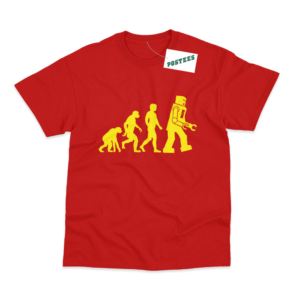 The Big Bang Theory Inspired Evolution of Robots T-Shirt